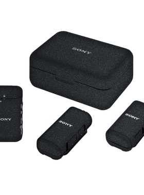 漫步驴适用于索尼ECM-W3一拖二无线领夹麦克风无痕保护贴膜彩贴纸