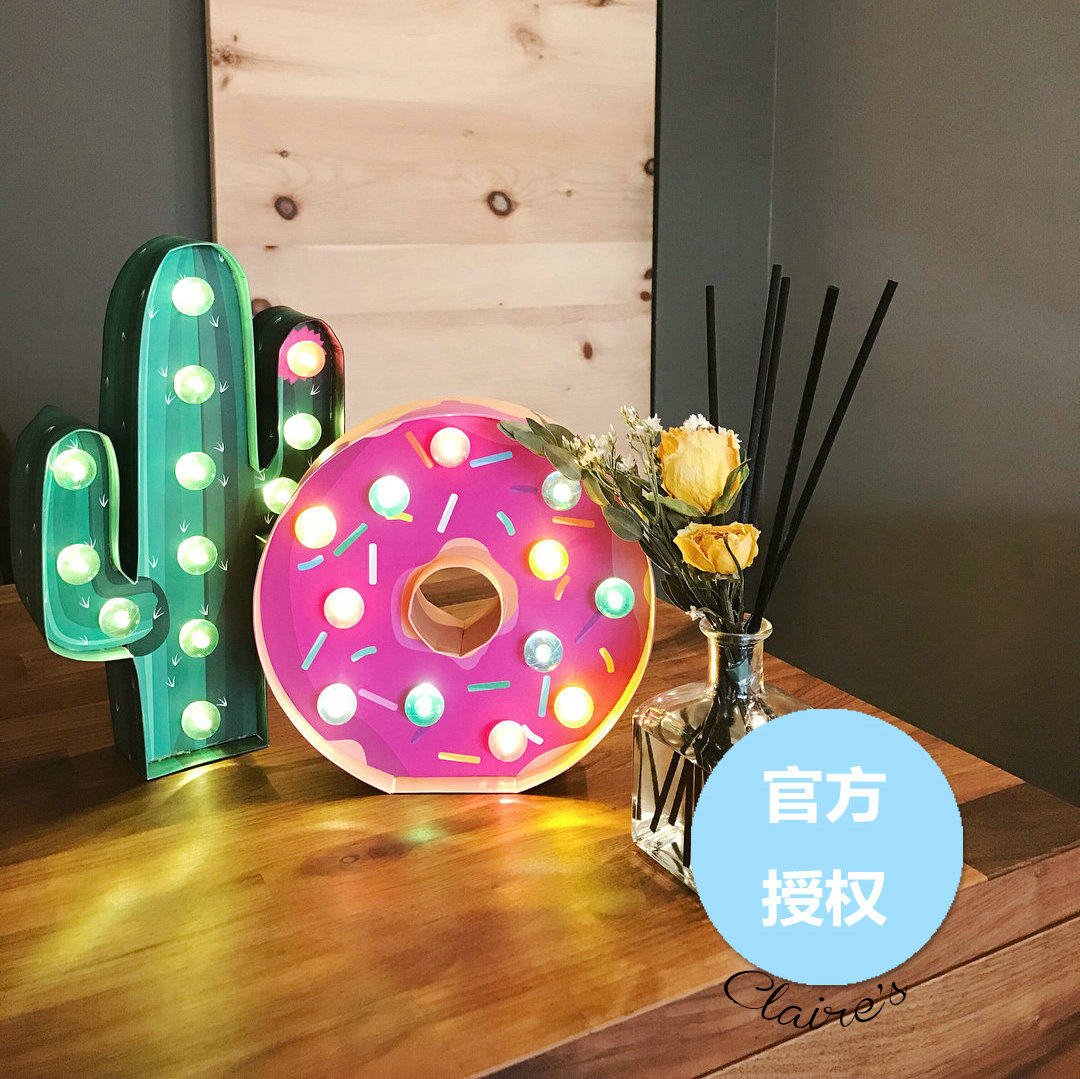 ▼现货!sunnylife装饰仙人掌西瓜菠萝灯小夜灯ins风少女心灯饰