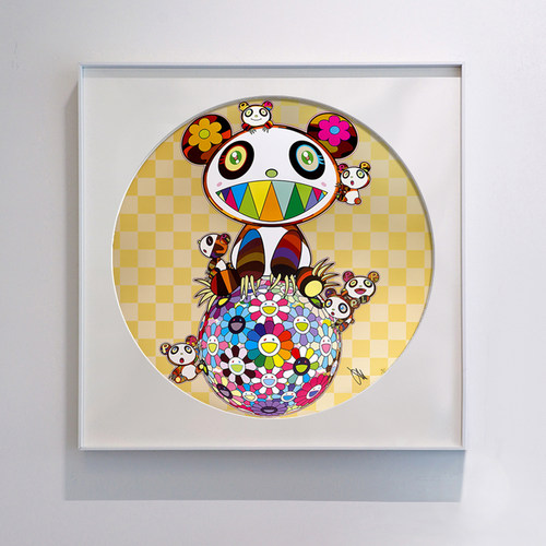 AOCA 版画村上隆熊猫装饰画动漫卡通日式艺术画 工作室儿童房挂画 - 封面