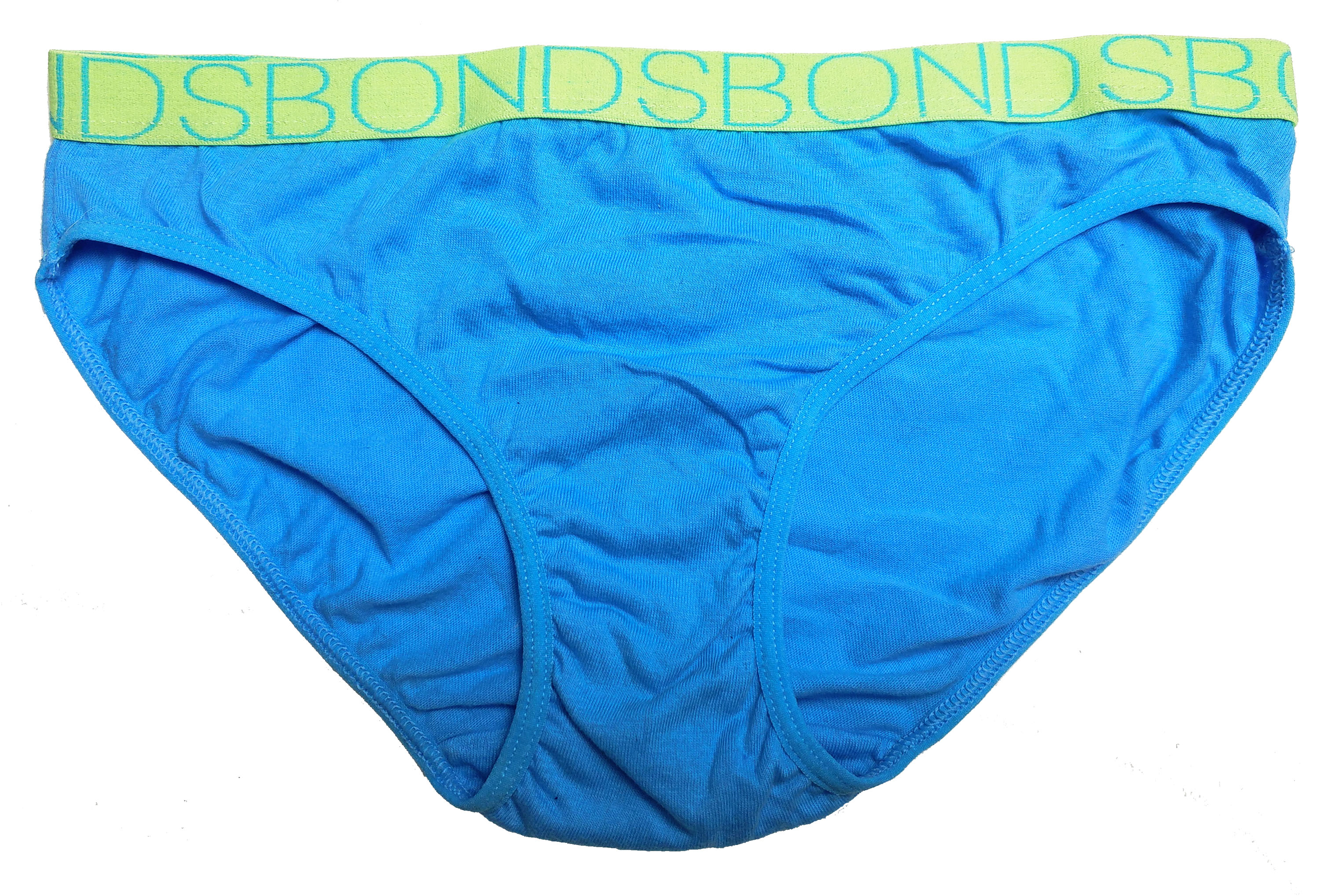 哟呼！BONDS*10-14岁女大童女士浅蓝色全棉三角内裤短裤