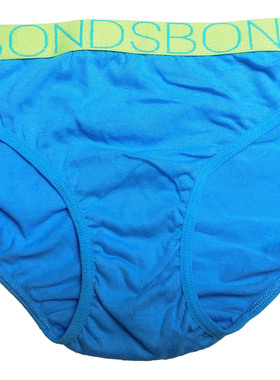 哟呼！BONDS*10-14岁女大童女士浅蓝色全棉三角内裤短裤