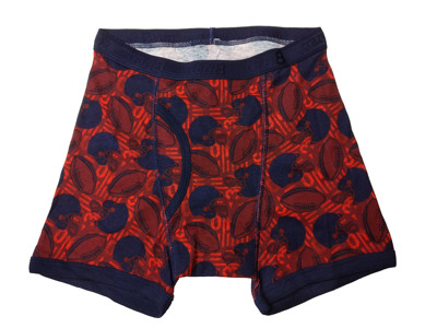 男童橄榄球全棉平脚内裤定制