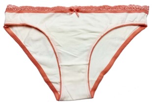 哟呼！primark M-L码女士白色低腰全棉三角内裤短裤