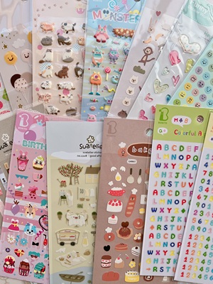 韩国Bonito少女心手账素材贴纸