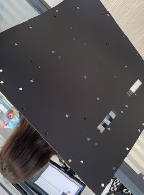 阻燃变频器绝缘片 电源麦拉片 PC黑色 麦拉片 新能源电池绝缘垫片