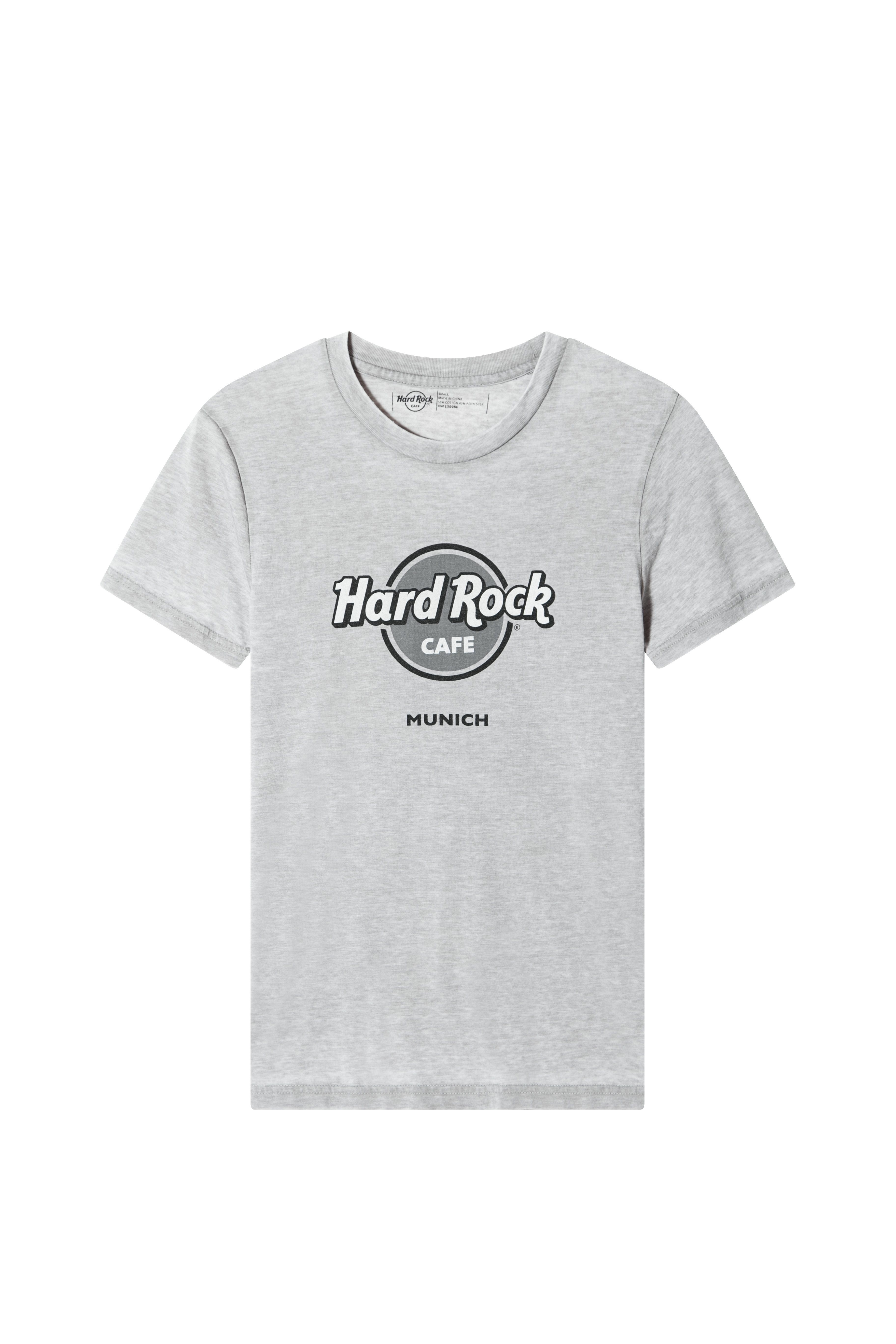 新款hr硬石摇滚国际短袖男t烂花随机城市