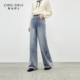 通勤直筒裤 秋水伊人时尚 新款 2026年春季 子 重工手工钉珠烫钻牛仔裤