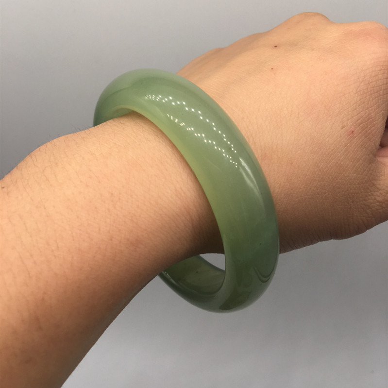 天然玉镯子岫岩玉玉石手镯