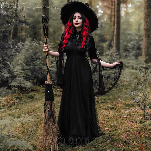 KILLSTAR暗黑哥特亚文化Countess 蕾丝修身宫廷维多利亚连衣长裙