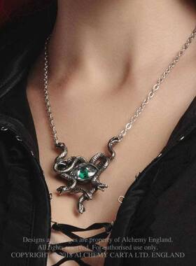Alchemy Gothic P847 Gorgon's Eye高更之眼蛇发邪女哥特项链