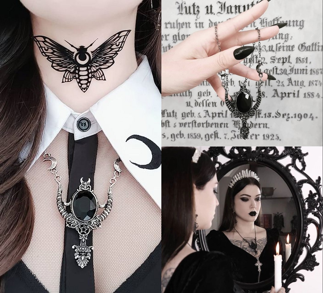 RESTYLE暗黑哥特亚文化项链