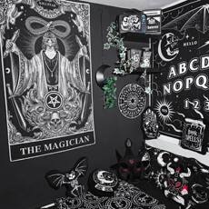 Гобелен killstar哥特暗黑magician摇滚朋克亚文化二次元家居挂图挂画