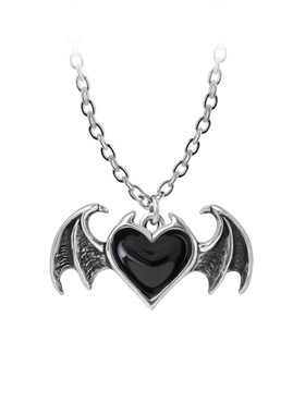 Alchemy BLACKSOUL BIJOU P934 暗黑哥特风黑色恶魔之心项链