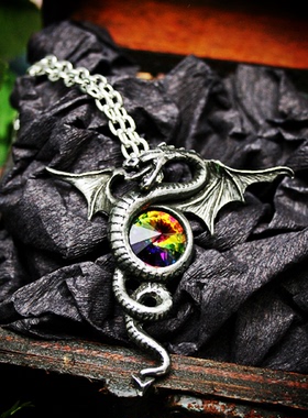 alchemygothic哥特龙晶朋克项链