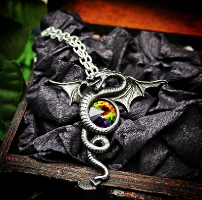 alchemygothic哥特龙晶朋克项链