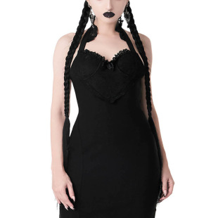 KILLSTAR暗黑哥特Ophelia吸血鬼挂脖保身性感亚文化修身 连衣裙