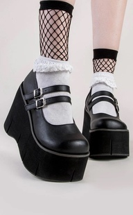 现货Demonia Kera-08暗黑哥特亚文化原宿朋克摇滚松糕厚底鞋