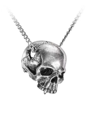 Alchemy Gothic P886 REMAINS暗黑哥特摇滚朋克破碎骷髅头骨项链