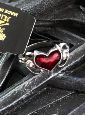 Alchemy Gothic R238 Little Devil小桃心哥特亚文化摇滚朋克戒指