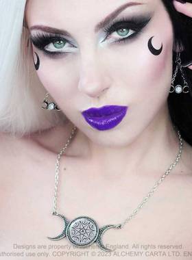 英国A牌暗黑哥特三相项链