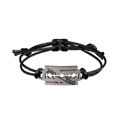 Alchemy Gothic HRWL463 JUDAS PRIEST 摇滚金属剃刀片绳带式腕带