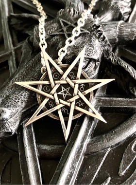 英国A牌alchemy哥特芒星符号项链