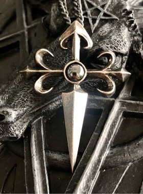 Alchemy Gothic P801 Santiago Cross圣地亚哥十字架哥特项链