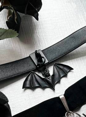 KILLSTAR暗黑哥特亚文化LITTLE BATS吸血鬼个性摇滚朋克皮颈带