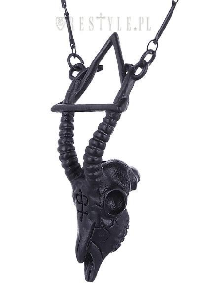 RESTYLE哥特森林羚羊头符号项链