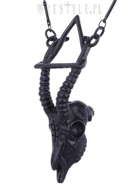 RESTYLE哥特森林羚羊头符号项链