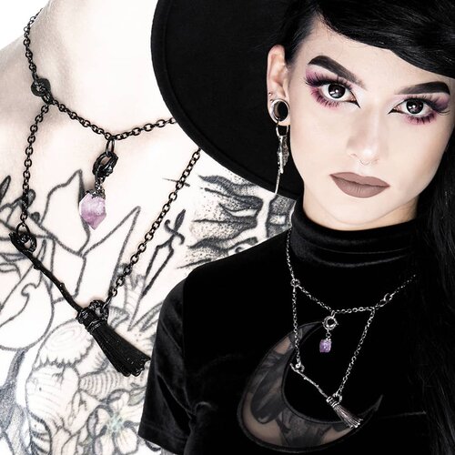 东欧暗黑哥特亚文化项链