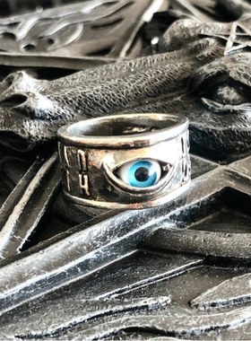 Alchemy Gothic R215 Ouija Eye之眼朋克摇滚神秘主义哥特戒指