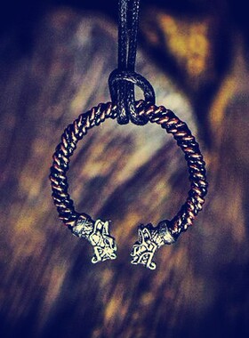 Alchemy Gothic P866 Egill's Torque Egill的项圈哥特蝙蝠项链