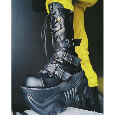 DEMONIA暗黑哥特亚文化超厚底靴