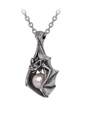 Alchemy英国A牌P966 Vampire's Eye血族之瞳哥特暗黑蝙蝠复古项链