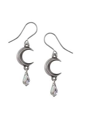 Alchemy Gothic E477C TEARS OF THE MOON-CRYSTAL 水晶吊坠耳环