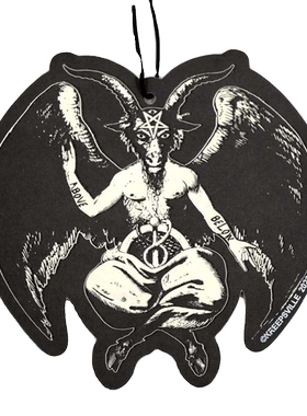 现货KREEPSVILLE 666暗黑哥特怪诞Baphomet巴风特香片夜光清新卡