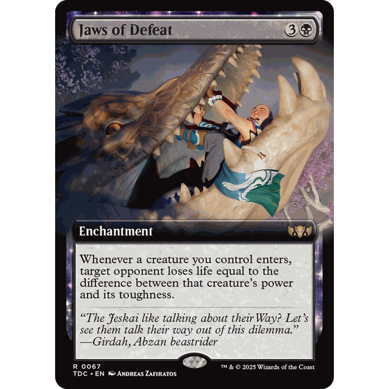 TDC 67 失败终焉 Jaws of Defeat 万智牌 闪 R 扩画