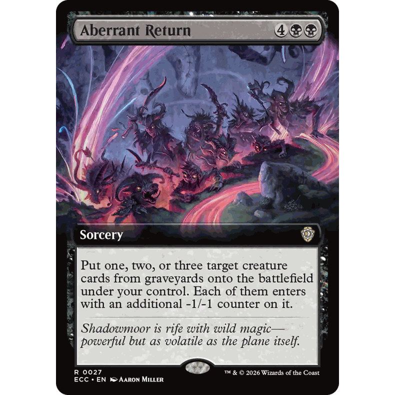 ECC 27 畸变归返 Aberrant Return 万智牌 闪 R 扩画