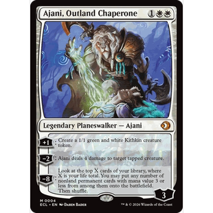 ECL 4 外域照护阿耶尼 Ajani, Outland Chaperone  万智牌 闪 M