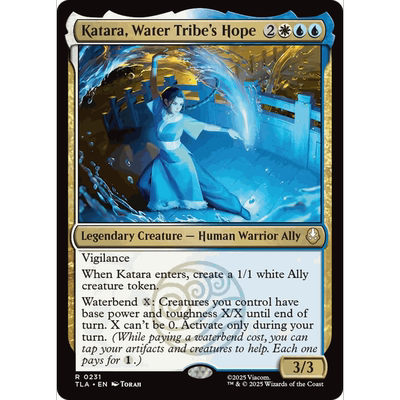 TLA231 水善族之望卡塔拉  Katara, Water Tribe's Hope万智牌闪R