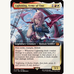 【聚点】万智牌 FIN 王牌驱散雷光 M 闪 扩画