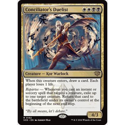 SOS 182 协调员斗客 Conciliator's Duelist 万智牌 闪 R