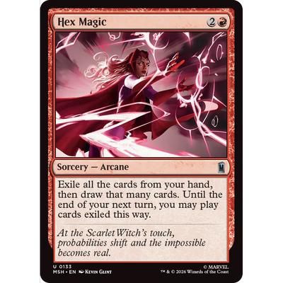 MSH 133 邪术魔法 Hex Magic 万智牌 闪 U