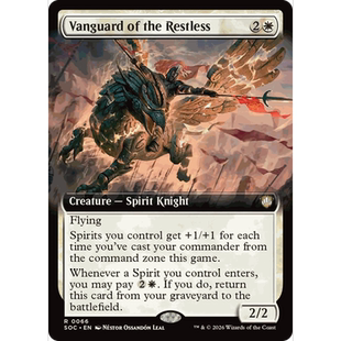 SOC 66 无休魂先锋 Vanguard of the Restless 万智牌 扩画 R 闪