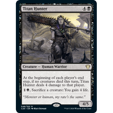 C20 48 巨物猎人 Titan Hunter 万智牌 闪 R