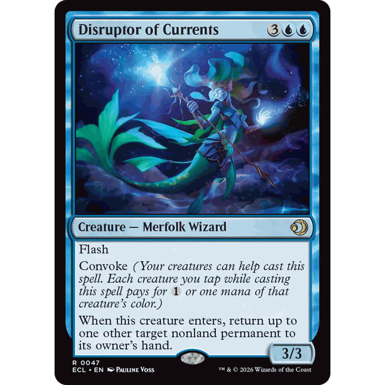 ECL 47 扰流师 Disruptor of Currents  万智牌 闪 R