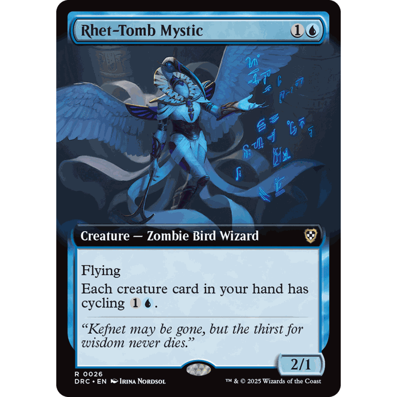 DRC 26 雷特祀墓秘教徒 Rhet-Tomb Mystic 万智牌 闪 R 扩画