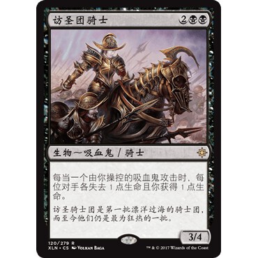 XLN 120 访圣团骑士 Sanctum Seeker 万智牌 闪 R