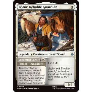 HOB 6 可靠护卫波弗 // 专心呵护 Bofur, Reliable G 万智牌 闪 U